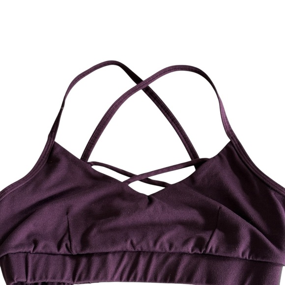 Colosseum Alexa Strappy Womens Plum Purple Sports Bra Size Small - Picture 6 of 9
